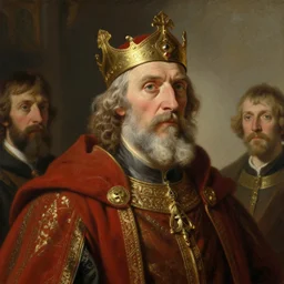old king of the kingdom of larion, close angle, painting by gaston bussiere, craig mullins, j. c. leyendecker, 4 k, 8 k, trending on artstation, artstationhd, artstationhq, highest detail