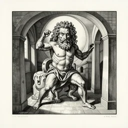 lithography on paper secret lair conceptual figurative post - morden monumental dynamic portrait by goya and escher and hogarth, illusion surreal art, highly conceptual figurative art, intricate detailed illustration, controversial poster art, polish poster art, geometrical drawings, no blur