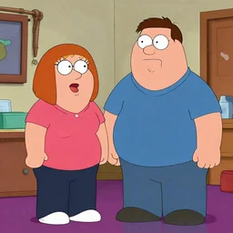 John Goodman and Roseanne Barr in an episode of Family Guy