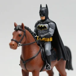 batman riding horse, 8 5 mm, perfect faces