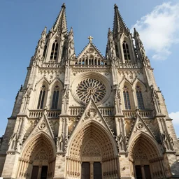 detailed beautiful high quality digital art of a magnificent Catholic Cathedral, 4K detailed, artstation