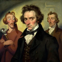 lovecraft lovecraftian portrait of franz schubert, pixar style, by tristan eaton stanley artgerm and tom bagshaw, dali