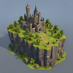 a 3 d layout of a tf 2 map set at an abbey on a cliffside, dev textures, blockout, blocktober, tf 2 maps. net, level design