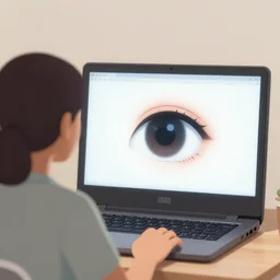 photo of your mom watching you discord , with staring eye