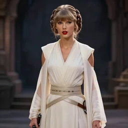 taylor swift as princess leia in star wars nendroid