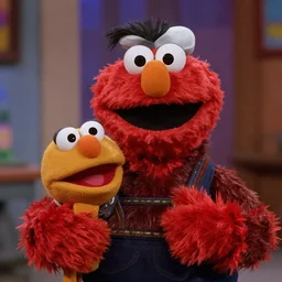 film still of Rorschach on sesame Street, Muppet, Jim Henson