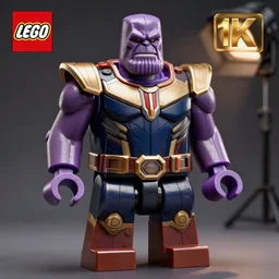 lego thanos, photo studio, professional photo, professional lighting, artstation trend, hdr, 8 k