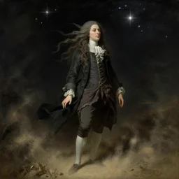 tamayura, windy, stars, stoic, modern, light dust, magnificent, hyperdetailed, theatrical, painted by jean honore fragonard and greg rutkowski