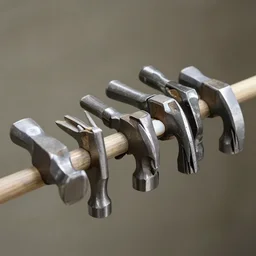 9 hammer heads on one rod