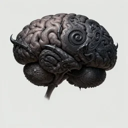 anthropomorphic fractal brain in edgy darkiron ant demon, intricate, elegant, highly detailed animal monster, digital painting, artstation, concept art, smooth, sharp focus, illustration, art by artgerm, dwayne barlowe, trending on artstation and greg rutkowski and alphonse mucha, 8 k