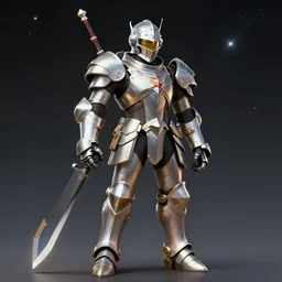 space knight, art station, 4 k