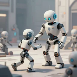 stupid humans beating a peaceful robot, battlefield, elegant, highly detailed, smooth, photoreal, sharp focus, illustration, beautiful, geometric, dmt trending on artstation, cinematic, artwork by wlop