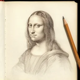 pencil anaromy sketch on old paper, by leonardo davinci in 1 5 0 0 - n 4