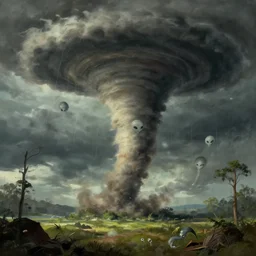 An alien tornado