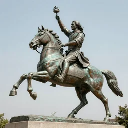 photo of khal drogo riding a horse bronze statue by frederic remington