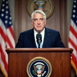 President Guy Fieri giving State of the Union Address, symmetrical face!!, cinematic lighting, award winning photo, press photo, kodak 2383 film