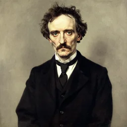 Edgar Allan Poe by Gottfried Helnwein