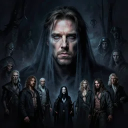 head and shoulders portrait of a ghostly, shadowy, spectral wraith portrayed by russell crowe, d & d, fantasy, greg rutkowski, frank frazetta, alexandre chaudret, boris vallejo, michael whelan, miro petrov, hr giger, magali villeneuve, donato giancola