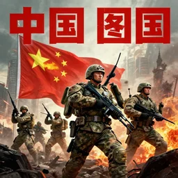 futuristic war propaganda against china