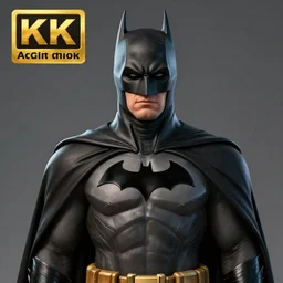realistic portrait of batman, 4 k, trending on artstation, 3 d render