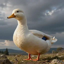 A horse-sized duck