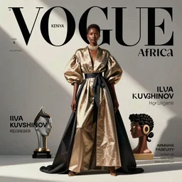 vogue africa kenya nigeria women's fashion beauty celebrity magazine, ilya kuvshinov, digital art illustration, tomato tomato tomato, john singer sargent, impressionist oil painting, trending on artstation, intricate