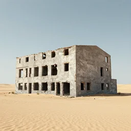 a beautiful detailed render of nature industrial architecture abandoned building megalith by banksy, desert vice city tron flowers synthwave fantasy morning sun, archdaily, wallpaper, highly detailed, trending on artstation.