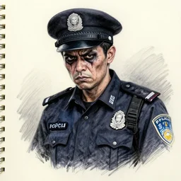 police sketches of jerma985 looking dubious, detailed, terrifying