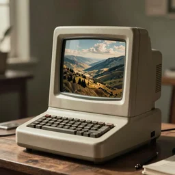 an vintage photo of the maizemoviemaker computer