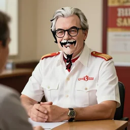 pov colonel sanders is your therapist