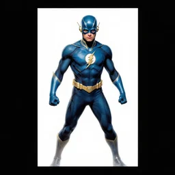 reverse flash in blue outfit, dc comic cover