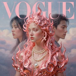 3 d, rain, flame, liquid rose gold, morning, vogue cover style, pearls, poster art, high detail, intricate oil painting, multiple exposure, heaven mood, hyperrealism, 3 d, by tooth wu and wlop and beeple and greg rutkowski