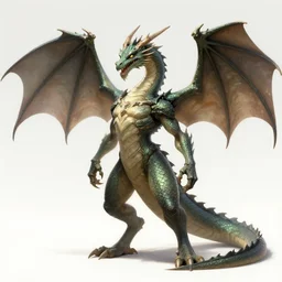 dragon, dragon headed, full body concept, by beksinski, ruan jia, trending on artstation