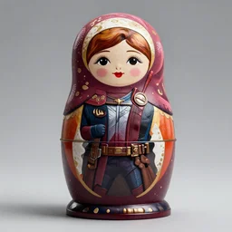 Starlord from Guardians of the Galaxy as a Russian Nesting doll