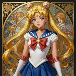 ariana grande as sailor moon, fantasy, intricate, elegant, highly detailed, digital painting, artstation, concept art, matte, sharp focus, illustration, art by Artgerm and Greg Rutkowski and Alphonse Mucha