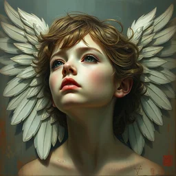 portrait of an angel by sam spratt