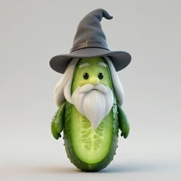 gandalf as cucumber, sorcerer hat