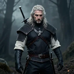 portrait of guanter o'dimm from the witcher