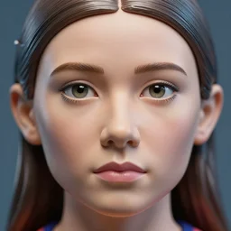 closeup face profile portrait of tin toy greta thunberg as a swim champ, bikini, depth of field, zeiss lens, detailed, symmetrical, centered, fashion photoshoot, by nicoletta ceccoli, mark ryden, lostfish, breathtaking, 8 k resolution, extremely detailed, beautiful, establishing shot, artistic, hyperrealistic, octane render