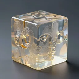 portrait of a gelatinous cube. intricate abstract. intricate artwork. by tooth wu wlop beeple dan mumford. octane render trending on artstation
