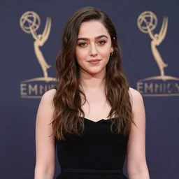 Ukrainian Emmy Rossum, realistic, photo studio, HDR, 8k, trending on artstation