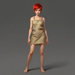 character concept portrait, red-haired pixie barefoot, burlap clothes, style digital painting, concept art, smooth, sharp focus, illustration, from Metal Gear, by Ruan Jia and Mandy Jurgens and William-Adolphe Bouguereau, Artgerm