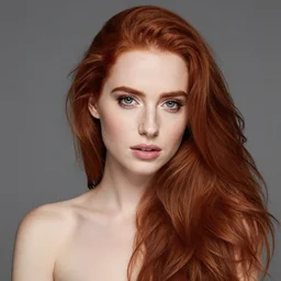 beautiful redhead woman