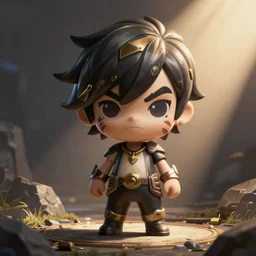 photograph of a chibi mordekasier from league of legends
