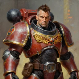 character portrait cyberpunk warhammer 4 0 k space marine steve buscemi, character design, painting by gaston bussiere, katsuya terada, frank frazetta, tom of finland, trending on artstation