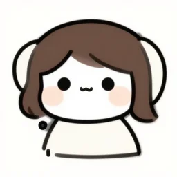 a cute cartoon thought bubble