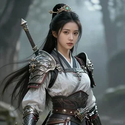 portrait a one beautiful fantasy warrior, 8k, trending on artstation