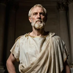 photo portrait julius cesar wide angle lense dramatic lighting