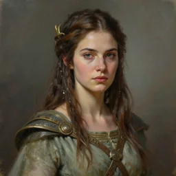 perfectly - portrait of a beautiful female druid netflix character, intricate, highly detailed, digital painting, loose brush strokes, realistic shaded lighting, artstation, concept art, smooth, sharp focus, illustration, realism, oil painting, unreal engine 5, 8 k, art by peter mohrbacher and and sam spratt and james jean