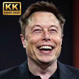 elon musk laughing, realistic, 8 k, extremely detailed, cgi, trending on artstation, hyper - realistic render, 4 k hd wallpaper, premium prints available, octane render, award winning, by greg rutkowski